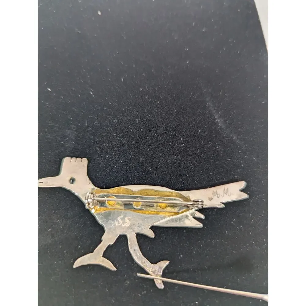 Sterling Silver Roadrunner Pin/Brooch 3